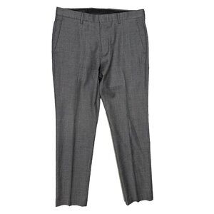 J.Crew Ludlow Slim Dress Pants Tollegno 1900 Italy Wool Trousers Sharkskin 34x32